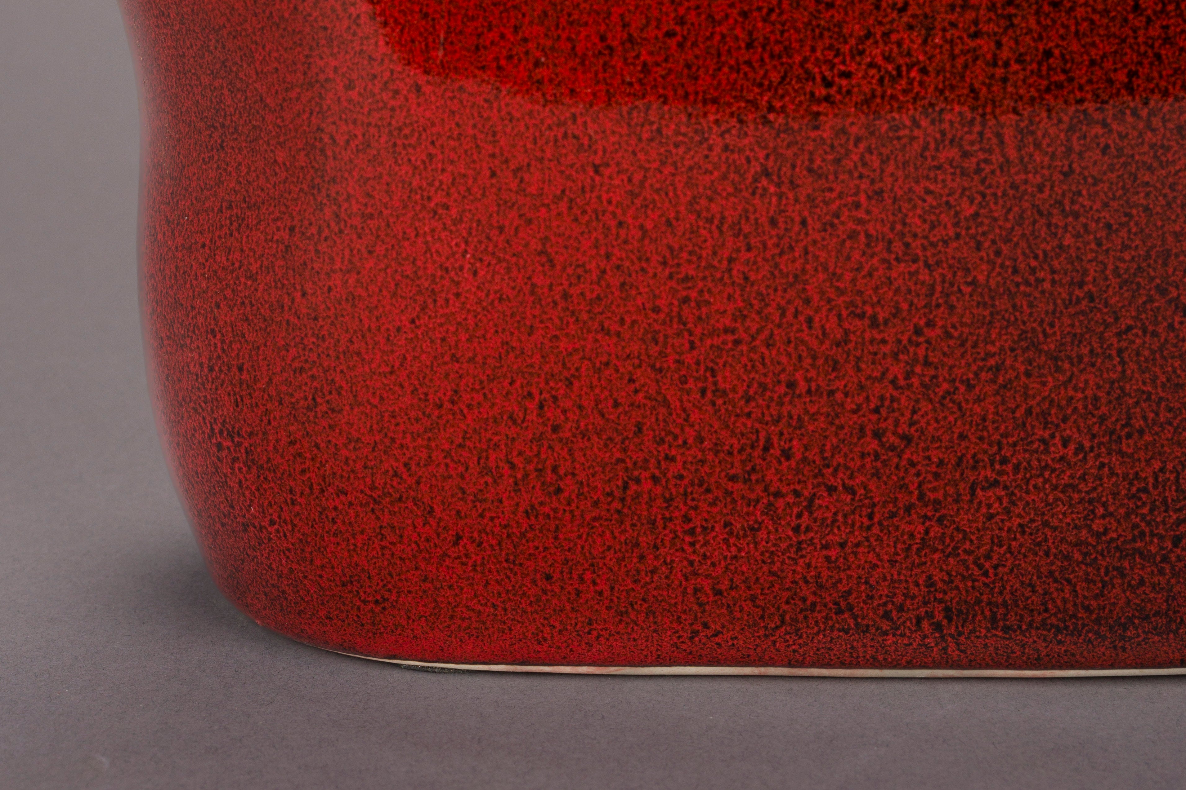 Dutchbone Edna Red Ceramic Vase Medium